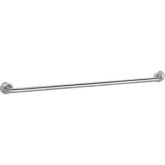 Global Industrial Straight Grab Bar, Satin Stainless Steel - 42"W x 1-1/4" Dia.