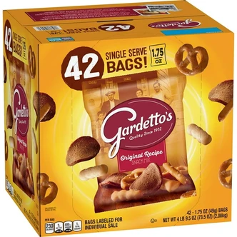 Gardetto's Original Recipe Snack Mix, 1.75 Oz, 42 Count