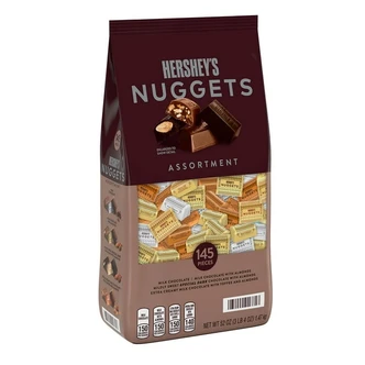 Hershey's Nuggets Assorted Chocolate, 52 Oz, 145 Pieces, Bulk Bag