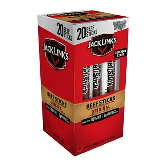 Jack Link's Original Beef Sticks, 0.92 oz, 20 Pack