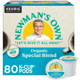 Newman's Own Organics Special Blend K-Cup Pods, Medium Roast, 80 Count