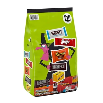 Hershey Assorted Candy, 71.7 Oz, 210 Pieces, Halloween Bulk Bag