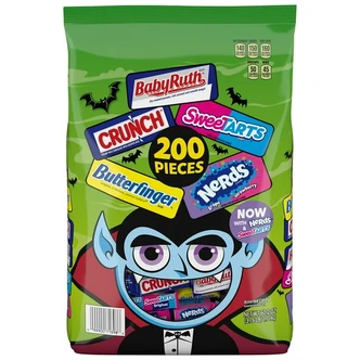 Ferrero Halloween Variety Pack Candy, 200 Ct, Assorted Mini Bars