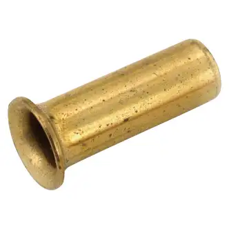 Anderson Metals Brass Compression Insert, 1/2 In, Nylon And Plastic Hose, Brass, 10/BAG