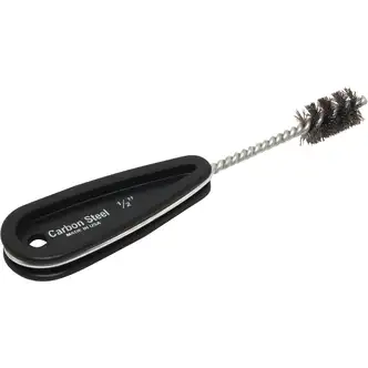 Forney Fitting Brush, 1/2 in I.D., Carbon Steel, Plastic Handle