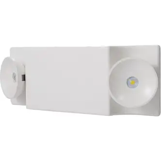 Sure-Lites Emergency Light, 2-Head, LED, White Polycarbonate, Hard Wire, 90 Min, 120/277 V