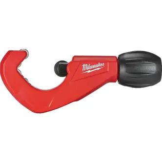 Milwaukee Tubing Cutter, Constant Swing, 1/8 in to 1-5/8 in Pipe Capacity, Chrome Rollers, On-Board Reamer