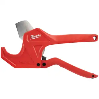 Milwaukee Ratcheting Pipe Cutter, 1-5/8 in, Stainless Steel, 5.1 in W x 12-1/4 in L