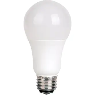 Satco LED A-Line Light Bulb, A19, 3-Way, Warm White, Medium Base, Frosted, 1050 Lumens, 120V
