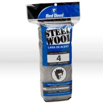 Red Devil Steel Wool, Extra Coarse #4, 16/PK