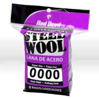 Red Devil Steel Wool, Super Fine #0000, 8/PK