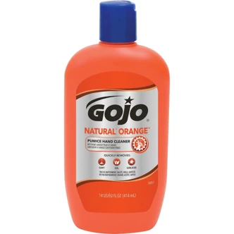 Gojo Hand Cleaner, Multi-Purpose, Orange Citrus, Pumice Scrubbers, 14 oz