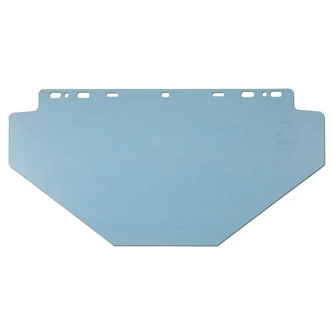 MCR Safety Head Gear Face Shield Visor, 10 x 20, .040, PETG, 25/CT