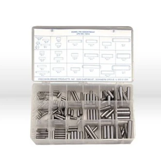Precision Brand Dowel Pins Assortment, 176/PK