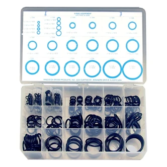 Precision Brand O Rings, BUNA-N 70 Durometer, 300/PK
