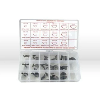 Precision Brand Woodruff Keys, 66/PK, Stainless Steel Assortment