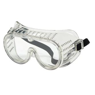 MCR Safety 22 Series Safety Goggles, Clear Lens, Duramass Hard Coat, PVC Frame, Elastic Strap, 36/CS
