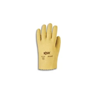 Ansell Ksr Gloves, Vinyl Coated, Knit Lined, Slip-On, Size 9, 12/CT