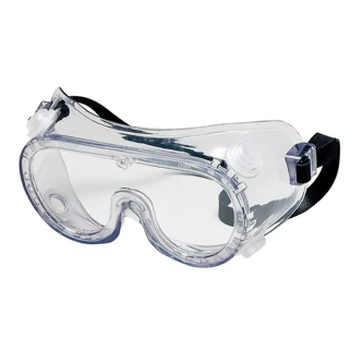 MCR Safety 22 Series Safety Goggles, Clear Lens, Duramass Anti-Fog, Indirect Vented, PVC Frame, Rubber Strap, 36/CT