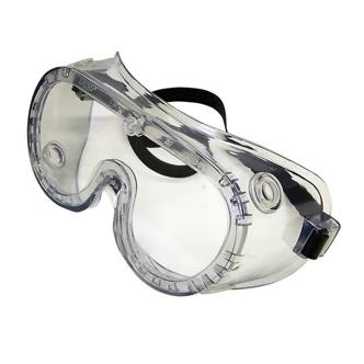 MCR Safety 22 Series Safety Goggles, Clear Lens, Duramass Anti-Fog, Ventless, PVC Frame, Rubber Strap, 36/CT