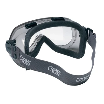 MCR Safety 24 Series Safety Goggles, Clear Lens, Duramass Anti-Fog, Smoke PVC Frame, Indirect Vented, 12/CT