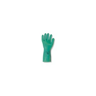 Ansell Sol-Vex Gloves, Embossed, 15 Mil, 13" Straight Cuff, Size 10, 12/Dozen