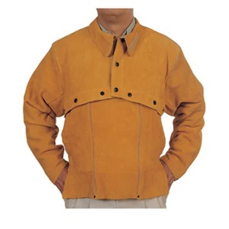 Weldas Cape Sleeves, Medium, Golden Brown, Adjustable Snap Cuffs, Open Back, Kevlar Sewn