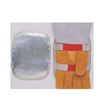 Weldas Hand Shield, Aluminized Fiberglass, One Size Fits All, 7" x 8"