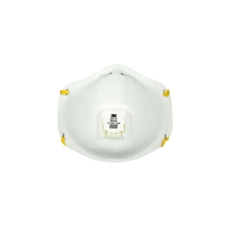3M N95 Disposable Respirator, Exhalation Valve, 10/Box, 8/CT