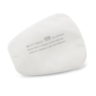 3M 5P71 Respirator Filter, P95 Prefilter, NIOSH Approved, For 5000, 6000, 7000 Series Facepieces, 5/Box