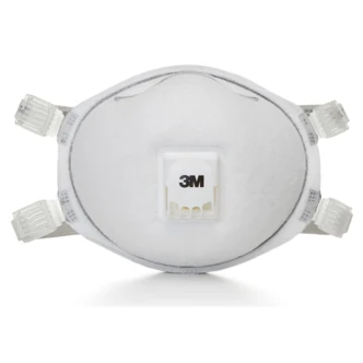 3M N95 Disposable Respirator, 10/Box, 8/CT, No Exhalation Valve