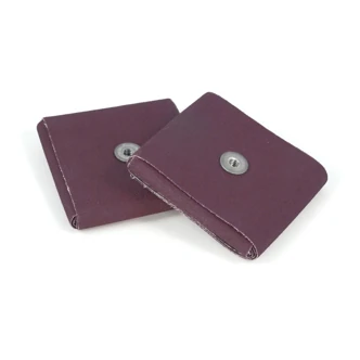 3M Square Pad 341D, 2 in x 2 in x 3/8 in, 80 Grit, 50/Inner, 100/Case