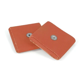 3M Square Pad 747D, 2" x 2" x 3/8", 80 Grit, 50/CT, 100/CS