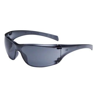 3M Virtua AP Safety Glasses, Gray, Anti-Scratch, Frameless, Polycarbonate, 20/CT