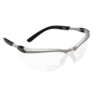 3M BX Reader Protective Eyewear, Clear Anti-Fog, Adjustable Temple, Half-Frame, Polycarbonate, 20/CT