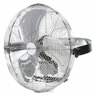 Airmaster Industrial Air Work Station Fan, Yoke Mount, 12" Propeller, 1/16 HP, 115V, 1 Phase, 3 Speed, Ball Bearing Motor