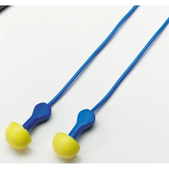 3M E-A-R Express Pod Plugs Corded Earplugs, Blue Grips, Pillow Pack, 400 PR/Case
