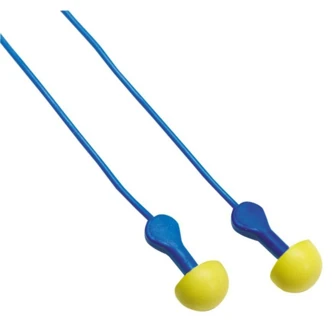 3M E-A-R Express Pod Plugs Corded Metal-Detectable Earplugs, Pillow Pack, 400 PR/Case