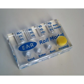 3M E-A-R Express Pod Plugs Uncorded Earplugs, Blue Grips, Pillow Pack, 400/CT