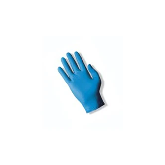 Ansell TNT Blue Gloves, Lightly Powdered, Textured Fingers, 5 mil, 9-1/2 in, Size M, 100/Box, 10/CS