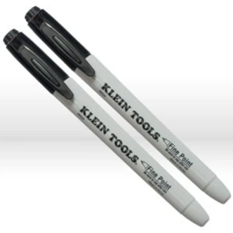 Klein Tools Black Permanent Marker, 2/PK