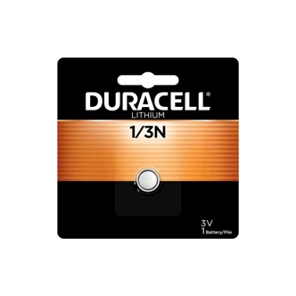 Duracell DL1/3N, Lithium Coin Battery, 3 V, Child-Resistant Pack, 6/PK