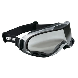 MCR Safety PGX1 Series Safety Goggles, Clear Lens, Duramass Anti-Fog, Over-the-Glass, Elastic Strap, 6/CT