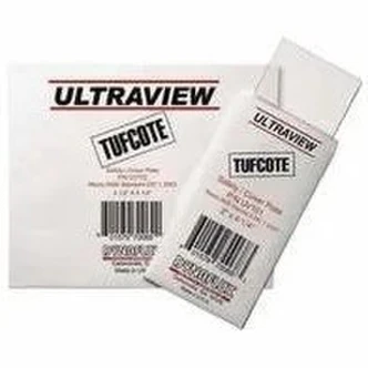 Dynaflux TUFCOTE Safety/Cover Lens, 4-1/2" x 5-1/4", Hard Coated Polycarbonate, 50/PK