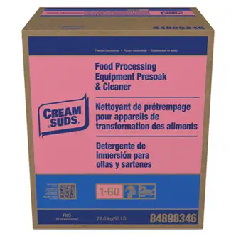 Manual Pot and Pan Presoak and Detergent with Phosphate, Baby Powder Scent, Powder, 50 lb Box