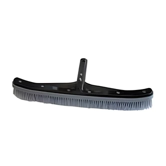 JED Pool Tools Professional Nylon Pool Brush, Wall Brush, 18 in, Aluminum, Enameled Finish
