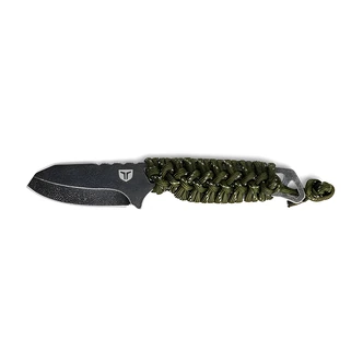 Alliance Consumer Group Fixed Blade Knife, Nekkid, Sheepsfoot Blade, Full-Tang, Paracord Wrap, Nylon Sheath