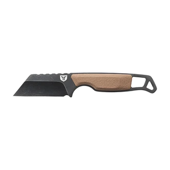 Alliance Consumer Group, Fixed Blade Knife, Nekkid Seax, Rubberized TraxGrip Handles, Molded Sheath, Belt Clip