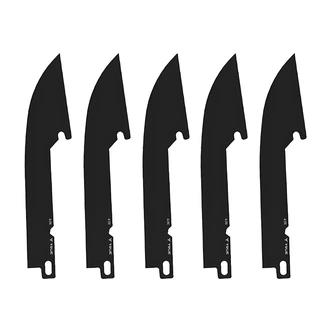 TRUE Swift Edge Replacement Blades, Drop Point, 5Cr13 Steel, 5/PK