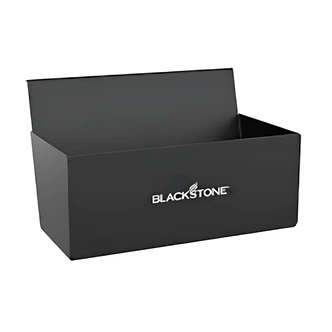 Blackstone Side Shelf Griddle Accessory Basket, Iron-Forged Rail System, Dishwasher-Safe, Black, 9.5 W x 15.5 D x 11.5 H